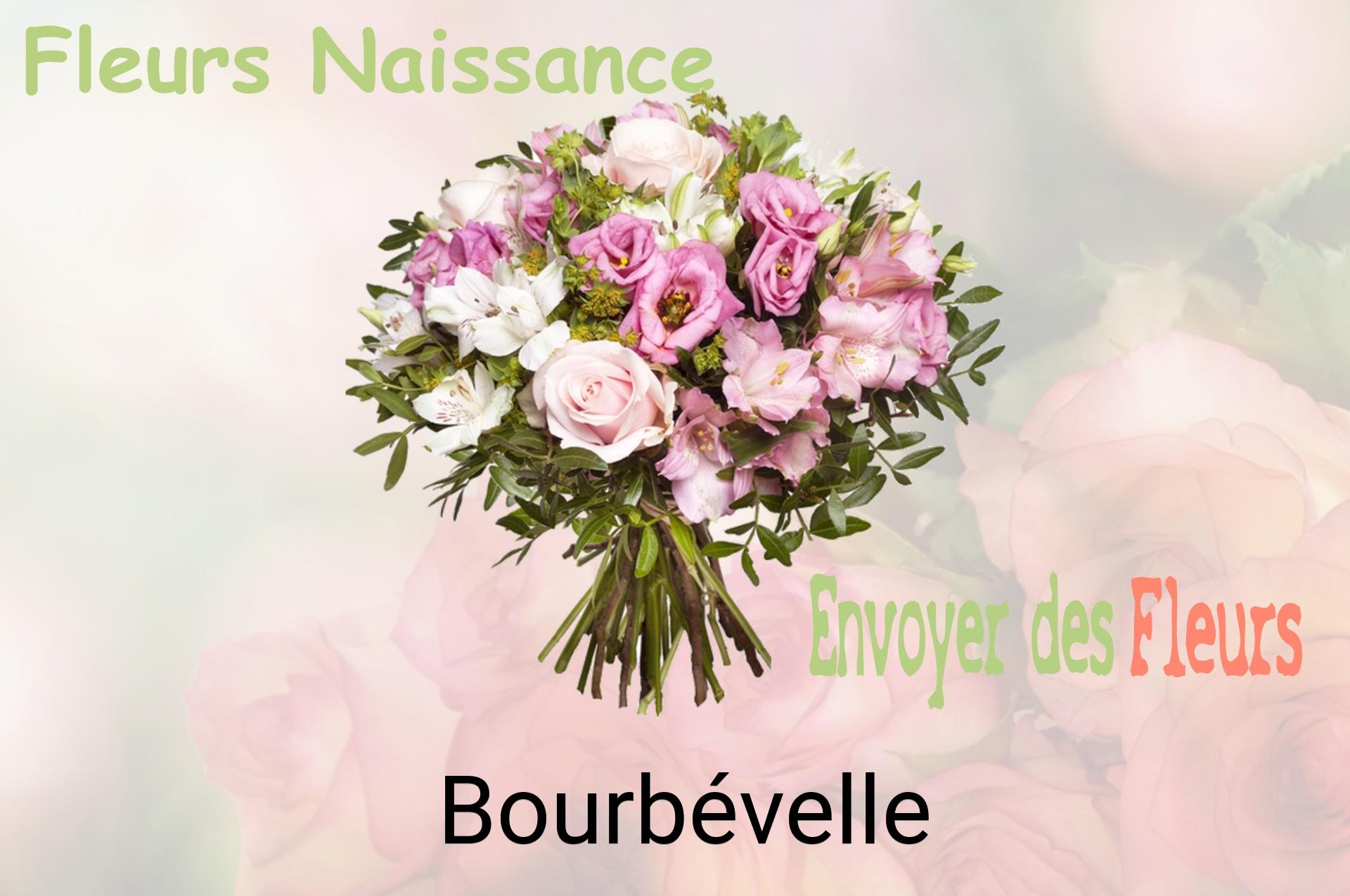 Bouquet de fleurs de naissance livré à Bourbévelle